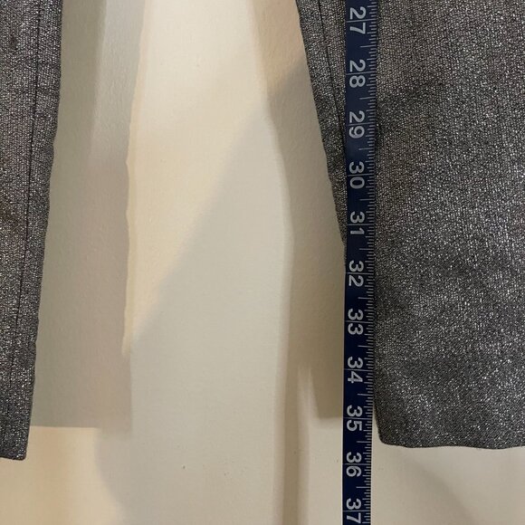 Banana Republic Avery Silver Slacks 0P – Vintage Mid‑Rise Ankle Length - Picture 8 of 12